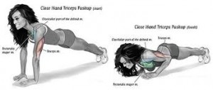 close grip push-ups
